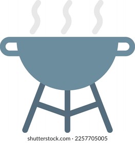 grill Vector illustration on a transparent background. Premium quality symmbols. Line Color vector icons for concept and graphic design. 
