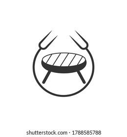 ilustración de diseño de icono de logotipo de vector de paro