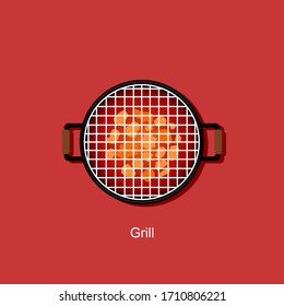 grill yakiniku vector for industries food such us restaurant etc, relevant to japanese restaurant