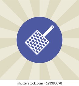 grille spoon icon. sign design. background