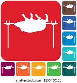 Grilled boar icon. Vector illustration