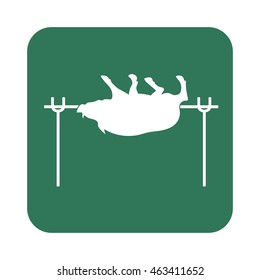Grilled boar icon. Vector illustration