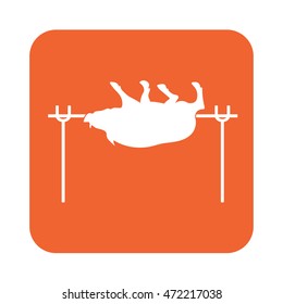 Grilled boar icon. Vector illustration