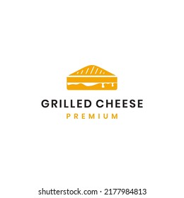 grilled cheese logo vector illustration