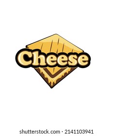 grilled cheese sandwich in vector