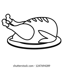 grilled chicken icon