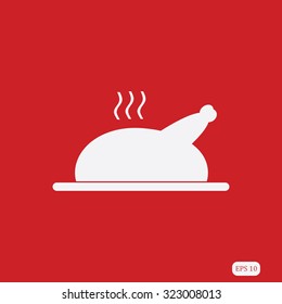 grilled chicken icon