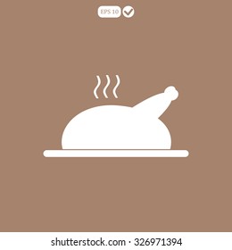 grilled chicken icon