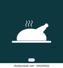 grilled chicken icon