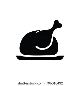 grilled chicken icon
