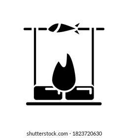 grilled fish icon perfect icon 