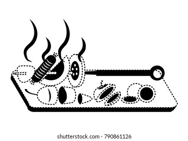 grilled food design