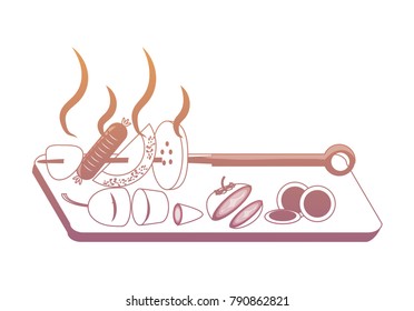grilled food design