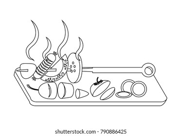grilled food design