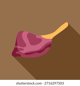 Grilled lamb meat with bone, embodying culinary excellence and savory flavors