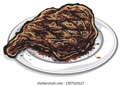 Grilled pork chop