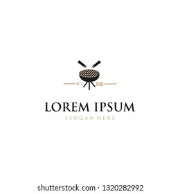 Grilled Restaurant Creative Vector Logo Design