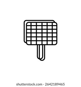Grilled Sandwich Maker Icon In Trendy Minimalist Style Design