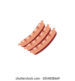 Grilled Sausages icon. Monochrome simple Grilled Sausages icon for templates, web design and infographics