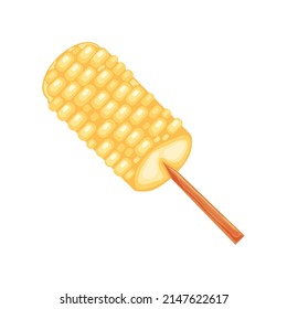 grilled stick of corn icon