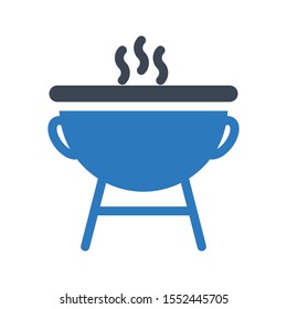 grilled vector colour glyph icon