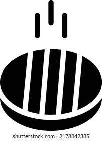 Grilled Vector illustration on a transparent background.Premium quality symbols.Glyphs vector icon for concept and graphic design.