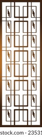 Grilles door  Gate decotations laser cut design Panels with Arabic geometric pattern, laser cut templates.