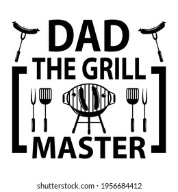 Grilling BBQ Design ready Editable Vector file for t-shirt, poster, mug, phone case, tote bag etc.