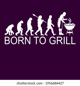 Grilling BBQ Design ready Editable Vector file for t-shirt, poster, mug, phone case, tote bag etc.