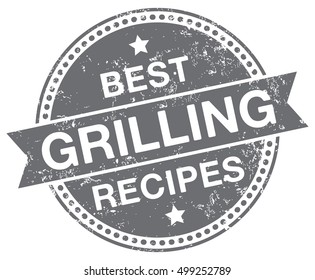 Grilling Recipes stamp