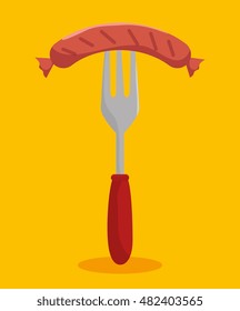 grills menu beef beer design isolated