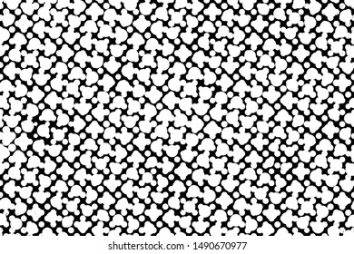 Grim grunge background black and white. Vector texture of cracks. Monochrome dirty surface. Vintage old pattern chipping