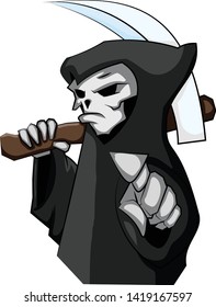 The Grim Reaper as Cartoon