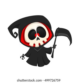 Grim reaper cartoon character