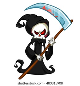 Grim reaper cartoon character