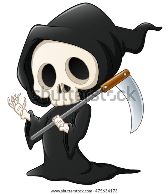 say it with flowers grim reaper cartoon