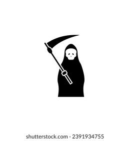 Grim Reaper concept line icon. Simple element illustration. Grim Reaper concept outline symbol design.