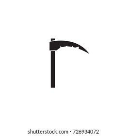 Grim reaper death scythe vector icon