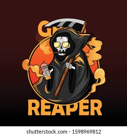 grim reaper design that is interesting for you, can be used to design clothes and others