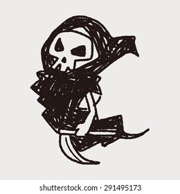 Grim Reaper doodle