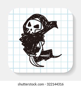 Grim Reaper doodle