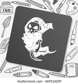 Grim Reaper doodle