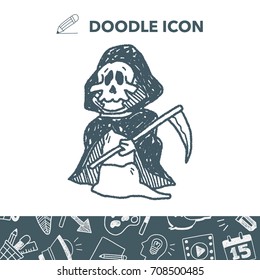 Grim Reaper doodle