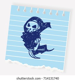 Grim Reaper doodle