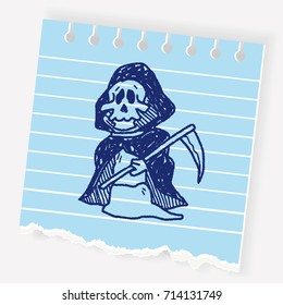 Grim Reaper doodle