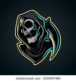 Grim Reaper E Sport Mascot Logo