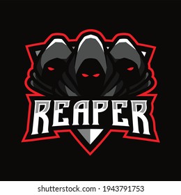Grim reaper esport gaming logo