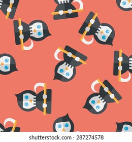 Grim Reaper flat icon,eps10 seamless pattern background