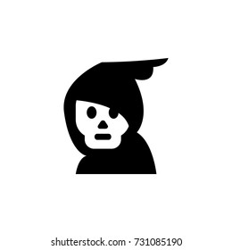 Grim Reaper icon on white background