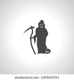 grim Reaper icon. grim Reaper silhouette